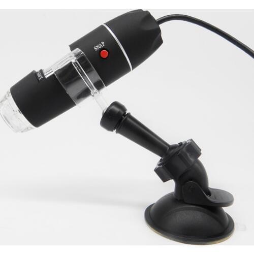 Car Suction Cup Mount Holder with Mega Pixels 1600X 8 LED Digital Microscope USB Endoscope Camera Microscopio Magnifier