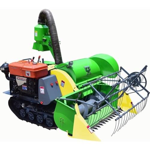 Household automatic agricultural combined small rice farming machine for paddy field wheat large mountain rice harvester