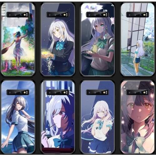 Anime Iroduku The World In Colors Phone Case Tempered Glass For Samsung S20 Plus S7 S8 S9 S10E Plus Note 8 9 10 Plus A7 2018