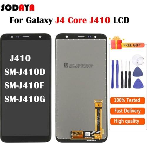 Black For Samsung J4 Core J410 SM-J410D SM-J410F SM-J410G SM-J410F/DS Lcd Display Touch Screen Digitizer Assembly