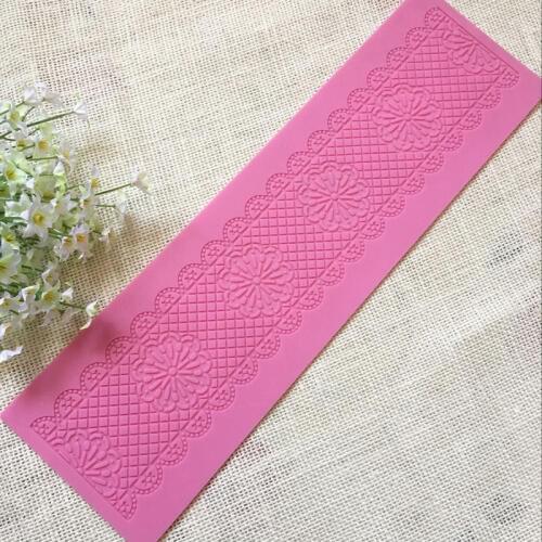 Flower lace silicone mold Fondant cake surround decoration tools