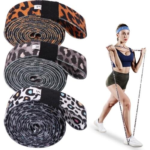 Hip Fabric Long Resistance Bands Strength Cloth Booty Bands Non Slip Elastic Glute Squat Bands Gym Fitness Workout Butt Training