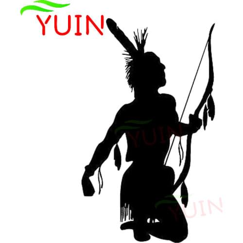 Indian Perple Car Sticker Fashion Rear Windshield Decoration Personality PVC Waterproof Decal Black/White/Red/Laser/Silver