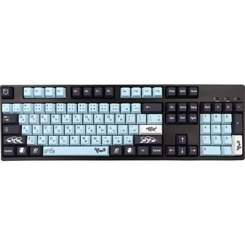 Japanese Mizu Keycap Cherry Profile PBT Keycaps For 61/64/68/71/75/84/980/104 Mechanical Keyboard Corsair K65 K70 G710+ Key cap