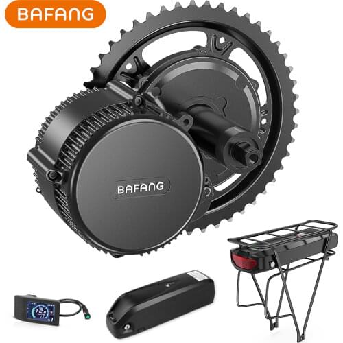 48V 250W Bafang BBS02B Electric Bicycle Conversion Kit Mid Drive Motor Bike with 10Ah 12Ah 13Ah 15Ah 17.5Ah eBike Battery Pack