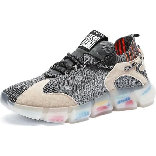 2021Summer Mens Fashion Breathable Mesh Sneakers Comfortable Training Hard-Wearing Non-Slip Casual Shoes Teenage Students