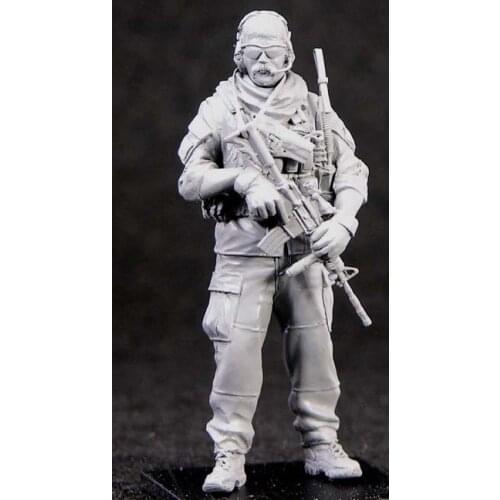 1/35 scale miniatures Modern US soldiers Communication Resin Model Kit figure Free Shipping