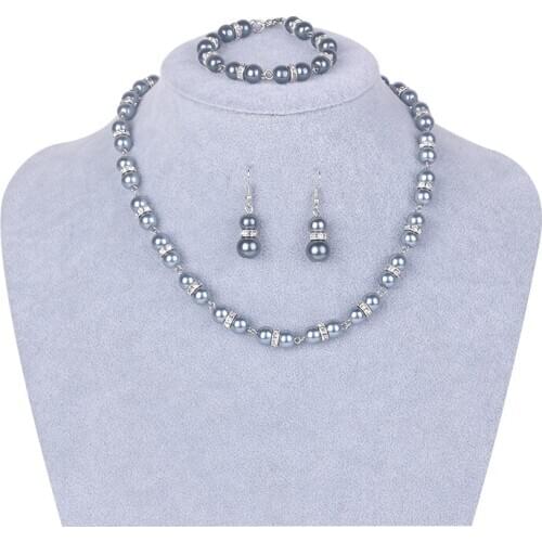 Fashion classic handmade white beaded pearl necklace ,For weddings, parties, girls gifts