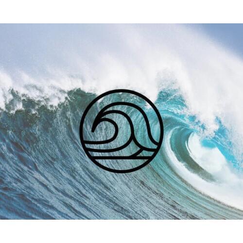 Sea Wave Silhouette Sea Style Laptop Cellphone Telephone Switch Wallpapers Removeable Adhesives Mural Decals Vinyl Sticker S357