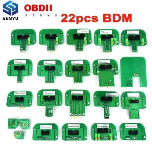 22 PCS BDM FRAME Full Set ECU programmer tool BDM adapters for KTM/Trasdata chiptuning tool