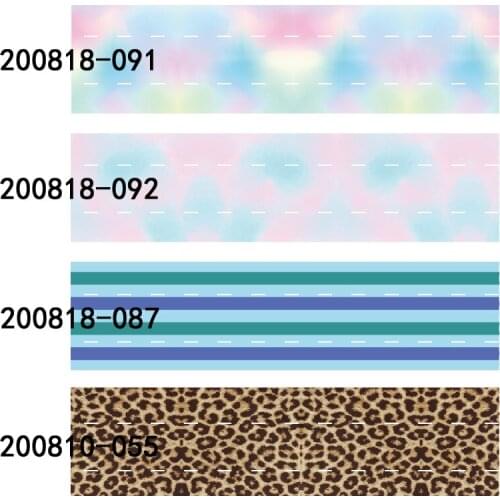 50 yards/lot) Wholesale 38MM ombre and leopard printed grosgrain ribbon for hair bows