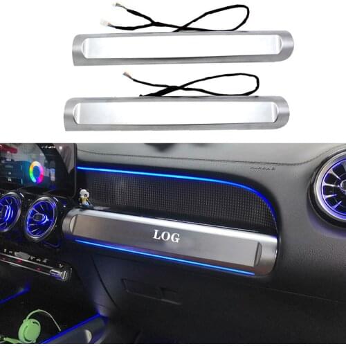 For Mercedes-Benz GLB W247 2020-2021 64 Colors Co-pilot ambient light for GLB180 200 Atmosphere Light Dashboard Atmosphere Light