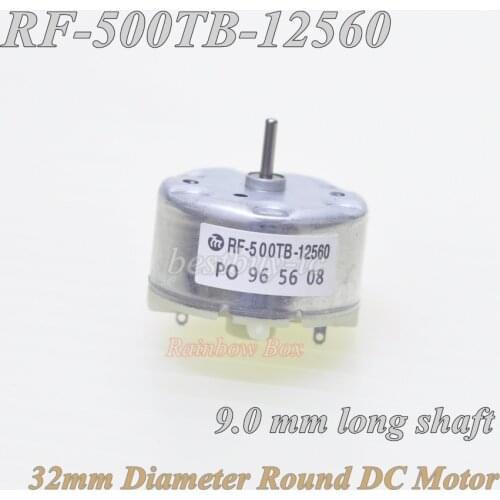 RF500TB Micro Motor DC Motor 12560 Motor 3-12V Motor RF-500TB-12560 9MM long shaft