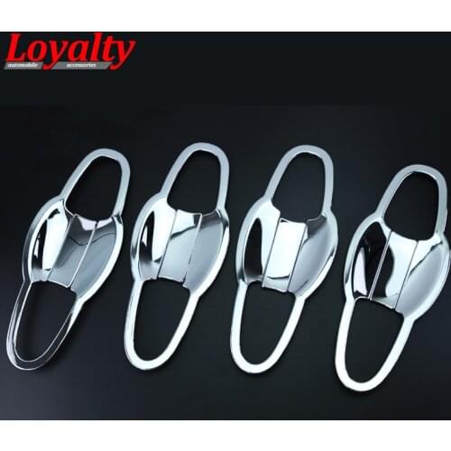 Loyalty for Toyota RAV4 2014 2015 2016 2017 Exterior Door Handle Bowl Trim Cover ABS Chrome Car Styling Auto Accessories