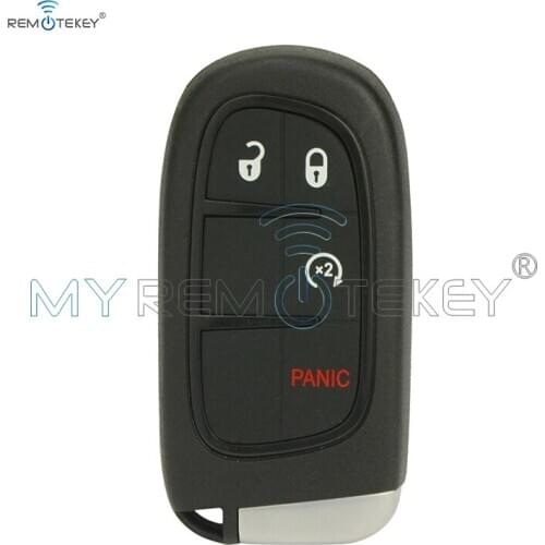 Remtekey smart Key for Dodge chrysler JEEP Cherokee 2014 2015 2016 2017 4 Buttons 433MHz GQ4-54T Keyless Entry car remote key