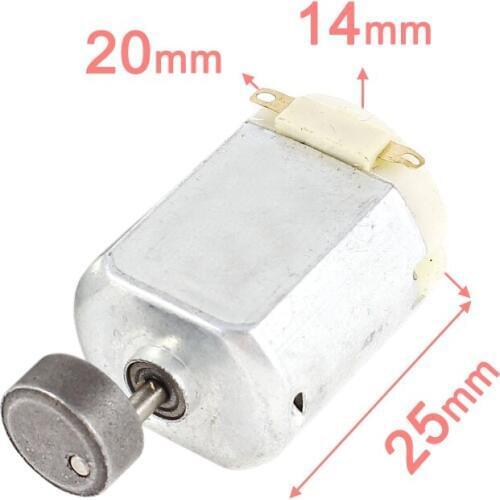 UXCELL 2 Pcs Mini Vibration Vibrating Electric Motor 3V 5200Rpm For Toys Massagers 1.5-6v | dc