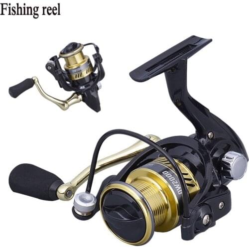Water Resistance Spinning wheel Fishing Reel Gear twist 5.2:1Max Drag 8Kg Aluminium Spool Spinning wheel Reels Carp Fishing Reel