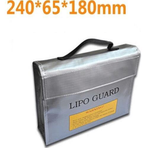 High Quality Fireproof Explosionproof RC LiPo Battery Safety Bag Safe Guard Charge Sack 240 * 180 * 65 mm L M S size