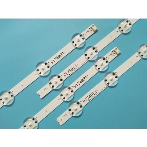 LED TV Illumination Part Replacement For LG 49LJ610V-TA 49LJ610V-ZA 49LJ610Y-TA LED Bar Backlight Strip Line Ruler V1749L1 2862A