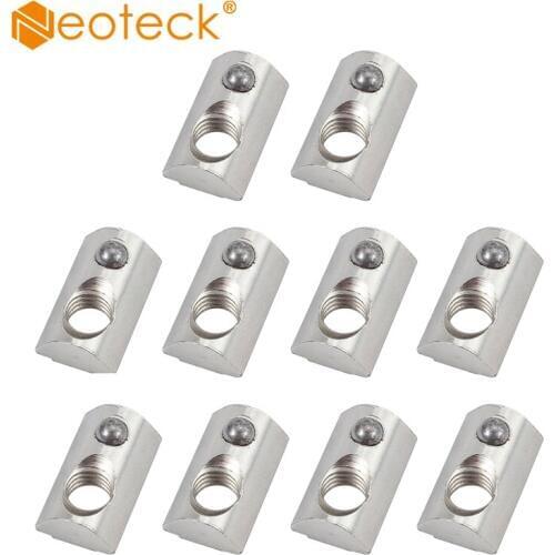 Neoteck 10 pcs 8mm groove suitable for our 40x40 40x80 profiles Aluminum Slot Nuts Groove