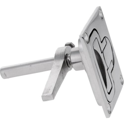 316 Marine Stainless Steel Turning Lock Boat Hatch Handle Flush Hatch Lift