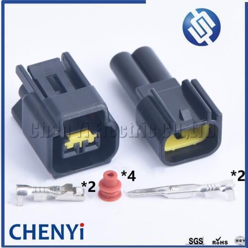 5 Sets Furukawa 2 Pin way Ignition Coil Wire Harness Male or Female Waterproof Auto Connector for Ford Focus s-max, 2.3 gasoline