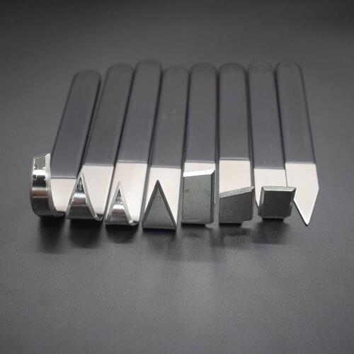 8PCS Stainless Steel Pottery Wax Clay Carvers Carving Sculpture Tools Sculpting Tools Clay Sculpture Tool DIY Carving Tool