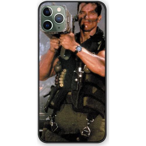 Arnold Schwarzenegger Film Commando 1985 poster back cover silicone TPU phone case For iphone 11 12 mini pro proMax case shell