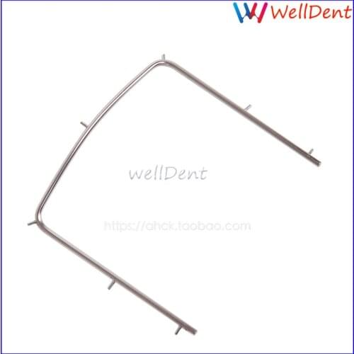 Dental Frame Holder Rubber Dam Autoclavable Barrier Bracket Dental Instrument Support 10*10cm Dental Lab Dental Materials