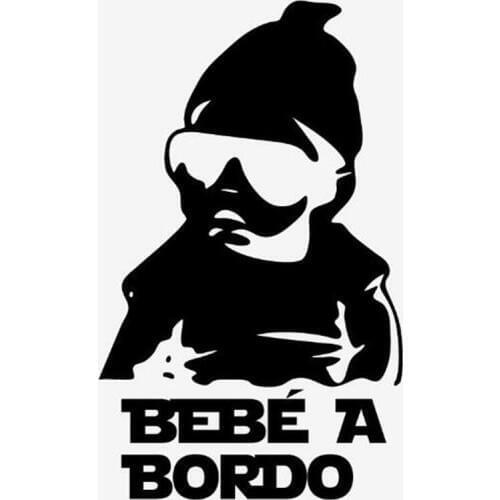 Spanish version Car Stickers - BEBE A BORDO Vinyl Decal Sticker Coche - Cool baby