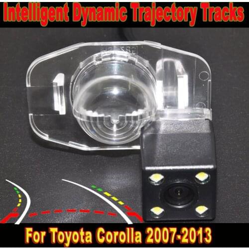 Intelligent Dynamic Trajectory Tracks Car rear view Parking BackUp camera for TOYOTA Corolla 2007 2008 2009 2010 2011 2012 2013