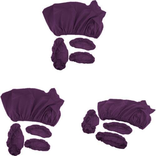 3 Set Massage Table Bed Fitted Sheet + U Shaped Face Cradle Cover + Hand Support Pillow Covers Kit