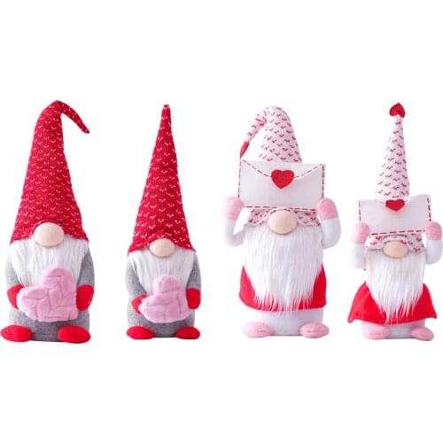 Envelope Love Faceless Dwarf Rudolph Decoration Doll Decoration Valentines Day Gift