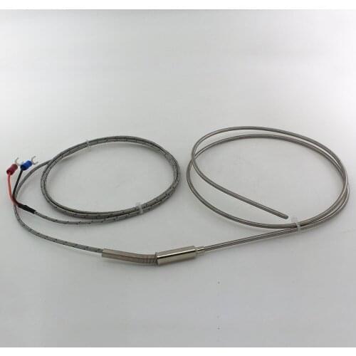 FTARP08 K type 1.5m metal screening cable 800mm flexible probe thermocouple temperature sensor