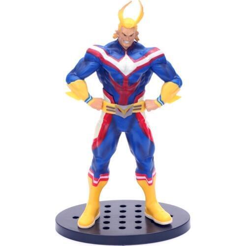 New My Hero Academia All Might Teacher Izuku Midoriya Powerful Form Standing Ver. PVC Action Figure No Hero Deku Model 20cm