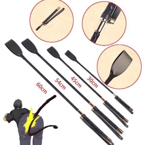 30-60 CM Leather Prop Flogger Whip Spanking Flirt Sex Shop Acessorios Sexy Toys Erotic Bdsm Toys For Women Couples Adult Games