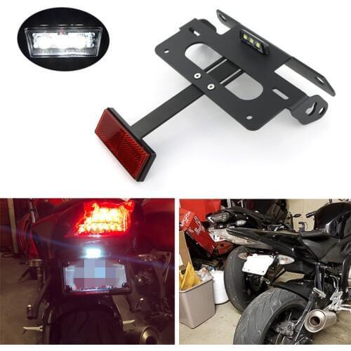 Fit For BMW S1000RR 2009-2018 S1000R 2014-2019 Rear Tail Tidy License Plate Holder Bracket Fender Eliminator kit