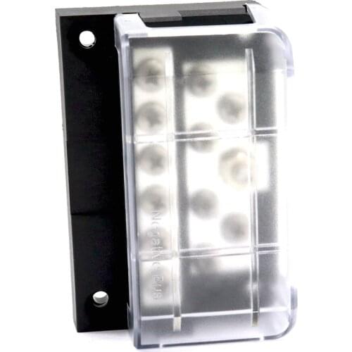 12 In 1 Junction Block Power Post Set Box Negative Bus Bar For Boat Marine