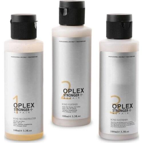 100ml*3Bottle Shampoo Hair Care Product Set Keratin Olaplex Zero Damage Dyeing Perming Coloring Bleaching Hair Repair Treatment