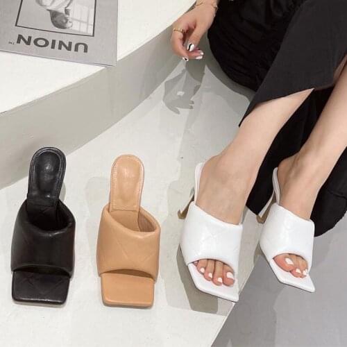 New Brand Women Slippers High Quality Sandals Open Toe High Heels Causal Slides Summer Outdoor Beach Female Flip Flops Big Size