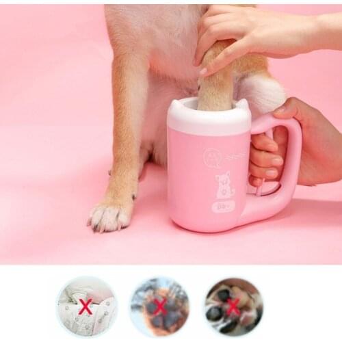 Pet Cat Dog Foot Clean Cup Cleaning Tool Portable Automatic Rotation Cat Dog Foot Clean Cup Pet Paw Pet Accessories