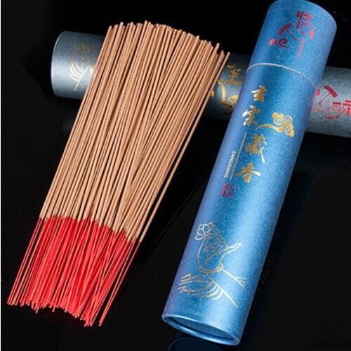 Tibetal Incense Sticks 300pcs/lot 32cm Sandalwood Bamboo Stick Incense In Tube Mosquito Repellent Wormwood Scents for Home Bulk