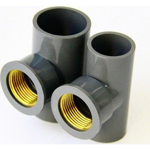 PVC pipe plastic water pipe Copper female thread 20mm25mm32mm DN15 DN20 DN25 pvc fittings