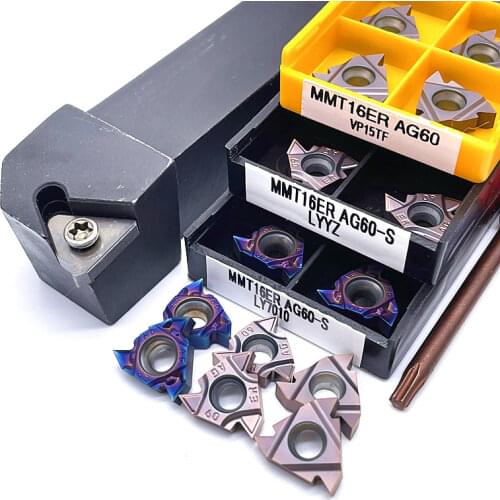 MMT11ER MMT11IR MMT16IR MMT16ER MMT22ER 22IR AG55 AG60 VP15TF ER6020 US735 CNC thread milling cutter Carbide tool
