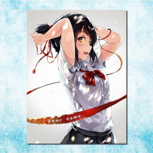 Your Name Japanese Hot Anime Movie Art Silk Canvas Poster Print 13x18 32x43 Inches Wall Pictures Home Decoration-5