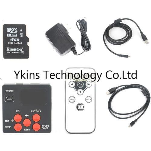 High speed 20MP 720P 4G TF Card Storage Picture Video Recorder FULL HD HDMI Digital Industrial Video Microscope Camera