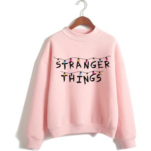 Stranger things Hoodies Women Harajuku Funny Cartoon Eleven Friends hip hop Female Sweatshirts Don't Lies 90s Hoody