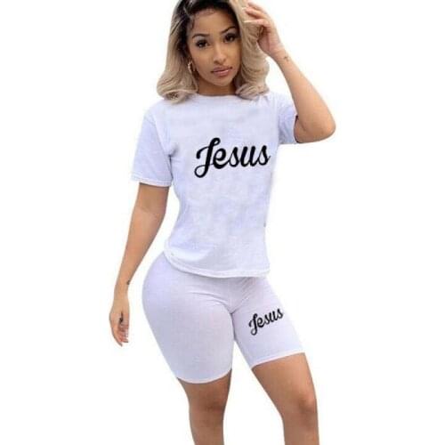 Womens Tracksuit Set Womens Summer Suit Women Clothing Suits with Shorts and T-shirt Female Two Piece Set Cool and Comfortable