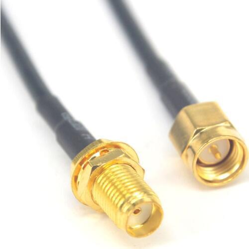 10 pieces/lot) Wholesale SMA cable SMA female to SMA male connector pigtail cable RG174 15CM
