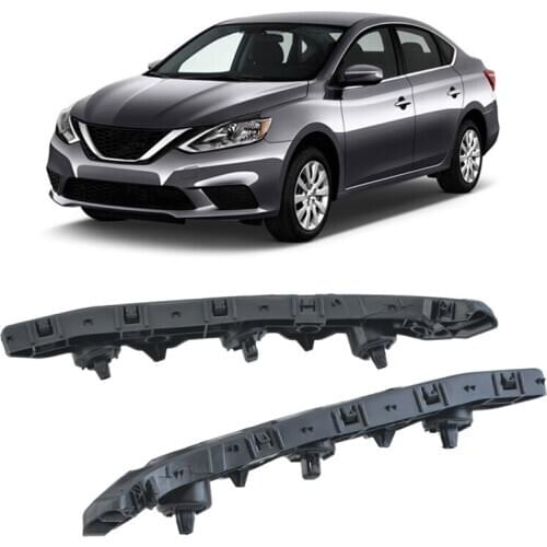 2Pcs for 2016 2017 2018 Nissan Sentra Sylphy Front Bumper Brackets Retainers Left Right 62225-4AF0A 62224-4AF0A